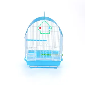 Factory Direct Sales Portable Large Bird Cage Parrot Breeding Ornamental Metal Canary Parrot Bird Cage