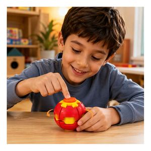 Modern Fingertip Gyro Sphere Push Button Spinner Ball Sensory Puzzle Toy Party Favor Custom Color Wholesale Set - Product Image 2
