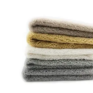 Kingcason 100% Polyester Soft Wool Thick Single Side Comfortable Shu Velvet Fabric