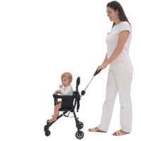 Poussette légère pliable à une touche, pliable pour 1 à 3 ans, poussette pour enfants bidirectionnelle