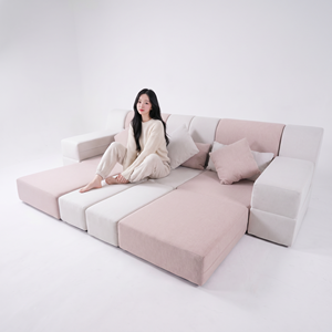 Sofá Cama Modular de Diseño Japonés, Ideal para Apartamentos, con Relleno de Esponja Suave, Envasado al Vacío, Juego de Sofás Seccionales - Product Image 1