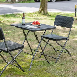Ucuz açık bahçe düğün olay fransız katlanır Metal Bistro bahçe sandalyeleri