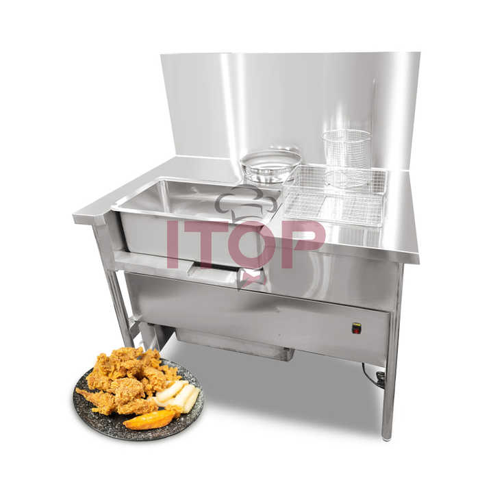 Kfc Equipment Electric Breading Table for Fast Food