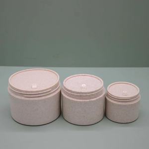 Bouteille de crème pour les yeux biodégradable recyclable 30ml 50ml 100ml 250ml pot cosmétique de <span class=keywords><strong>paille</strong></span> de blé - Product Image 3