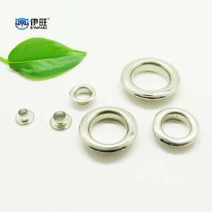 EWANG Clips à œillets pour rideau de chaussures en métal argenté personnalisés DIY œillets pour vêtements - Product Image 5