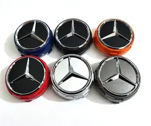 Car Emblem 75mm 3pins Wheel Center Cover Car Brand Logo Wheel Cover Center Emblem Wheel Hub Decoration Cover