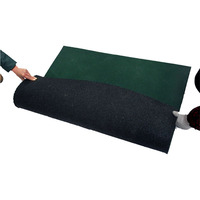 Garten Kunstrasen Gummi Garagenfliesen Fitnessstudio Gummibodenmatten Gummibodenfliesen für Turnhallen
