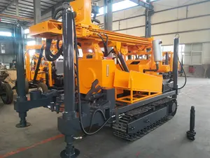 100-200m high torque portable tractor mounted water well drilling rigs / water well drilling machine