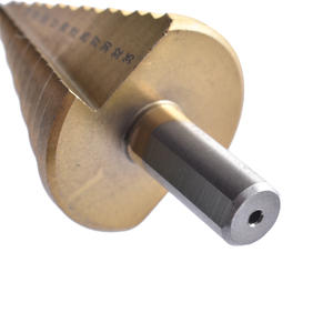 Foret étagé multifonctionnel plaqué titane 5-35 mm, tige triangulaire, cannelure droite, design pagode pour perceuse - Vente en gros - Product Image 2