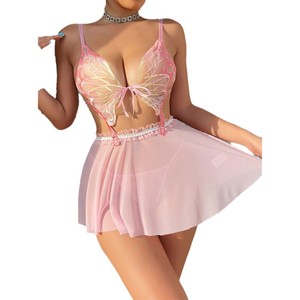 <span class=keywords><strong>Minifalda</strong></span> de malla transparente <span class=keywords><strong>con</strong></span> estampado y logotipo personalizado, lencería sexy. - Product Image 1