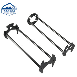 Adjustable Double End Alloy Steel <b>Wrench</b> For RV Sink Faucet Repair Installation Metric Manual Tool - Product Image 1