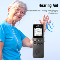 Enregistreur vocal numérique professionnel HD avec réduction du bruit, dictaphone à activation vocale, enregistrement WAV MP3 pour réunions, conférences, cours