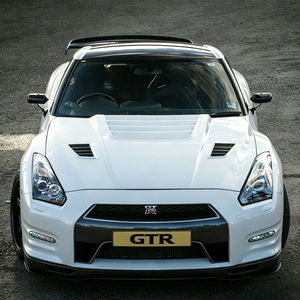 Vented Carbon Fiber Hood for Nissan GT-R R35 2008-2016 Lightweight Engine Cover <b>Bonnet</b> Revozport Style - Product Image 6