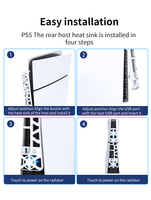 Refroidisseur LED à contrôle de température intelligent, fabriqué directement par le producteur, pour PS5 Slim, haute capacité, avec logistique optimisée