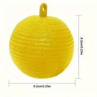 Grote fruitvlieg kleefbal 8,2 cm stevige kleefbal insectenvanger voor kas, tuin, huis, ongediertebestrijding, klaar voor verzending