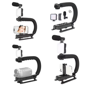 Supporto Portatile a U <span class=keywords><strong>per</strong></span> Fotocamera CYKE, Impugnatura Video, Staffa DV, <span class=keywords><strong>Stabilizzatore</strong></span> a C <span class=keywords><strong>per</strong></span> Fotocamere DV e SLR AY49-U - Product Image 5