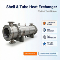 Intercambiador de Calor de Tubo en U para Refinería de Petróleo, Resistente a Altas Temperaturas, Certificado ASME, Acero Inoxidable, OEM