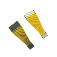 Câble FFC flexible 0,3 mm 45 broches pour carte de circuit imprimé (PCB) avec connecteur, de type pigtail vers fil discret