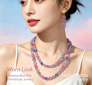 Manik-manik Kaca Kristal Persegi Panjang Bersegi, Stok Siap Kirim Langsung dari Pabrik, Perlengkapan Kerajinan Perhiasan Kalung Gelang DIY - Product Image 6