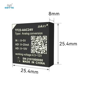อีไบท์ TF22-AAC24V โมดูลแปลงสัญญาณแบบอะนาล็อก การออกแบบเกรดอุตสาหกรรม ความเสถียรสูง อัตราส่วนคุ้มค่าต่อราคาสูง 24V 1.2W - Product Image 2