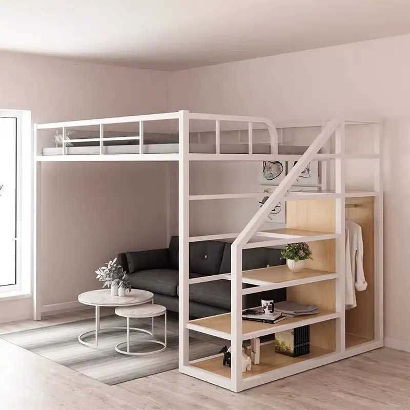 Apartment Loft Bed Storage Queen Size Loft Bed With Stairs Australia Black Bedroom Furniture Steel Loftbed