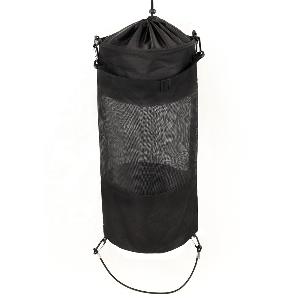 Переносной большой сетчатый мешок для мусора, уличный подвесной мешок для хранения мусора, Каяка, лодки