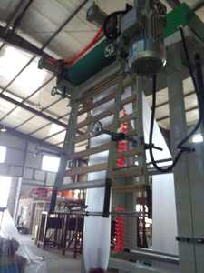 Machine de soufflement Polystar de film soufflé par LDPE LLDPE automatique de HDPE pour le sac à provisions de supermarché - Product Image 4