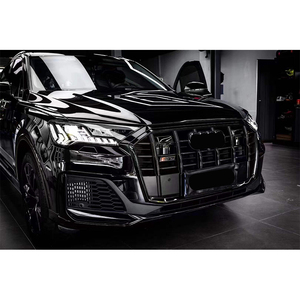OEM stile Gloss Black Sline griglia per Audi Q7 SQ7(2020 2023)Upgrade W/ACC sostituzione griglia Aftermarket nero lucido - Product Image 3