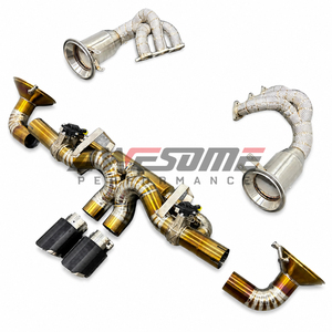 ท่อไอเสียสแตนเลสเกรดสูงสุดสำหรับ 992 RS 4.0L Valvetronic Catback พร้อมเฮดเดอร์แบบไหลสูง - Product Image 2