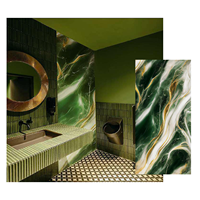 Échantillon d'intérieur - Panneaux muraux en PVC imitation marbre UV - Panneaux imperméables pour cuisine et salle de bain