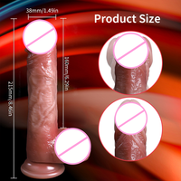 Machine sexuelle vibrante réaliste en silicone pour femmes, 10 modes de vibration, télécommande, étanche, stimulation du point G et anal ultime