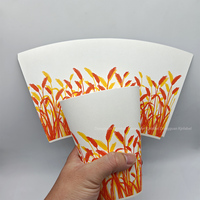 170-400 Gobelet en papier pour ventilateurs jetables en PE GSM, impression flexographique 4-8 couleurs pour café et thé