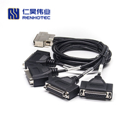Adaptador de 25 Pines Hembra D-sub Db25 Macho Idc SCSI 50 Pines a USB a IDE 50 Pines D Sub