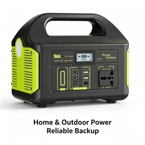 Station d'alimentation portable 500W, stockage d'énergie solaire, batterie rechargeable Lifepo4, station d'alimentation multifonction, système d'énergie solaire - Product Image 2