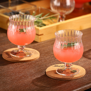 <span class=keywords><strong>Verre</strong></span> à whisky, brandy, <span class=keywords><strong>cognac</strong></span> et cocktail en <span class=keywords><strong>verre</strong></span> cannelé en forme de <span class=keywords><strong>tulipe</strong></span>, élégant et personnalisé, 7,44 oz, fait main - Product Image 1