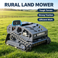 Tondeuse à gazon télécommandée EPA CE Crawler RC, machine à couper l'herbe sur chenilles pour la tonte des pâturages