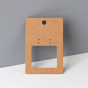 Hot Sale Factory Custom Printed Logo Jewelry Display Cards Necklace Earring Card <strong>Art</strong> <strong>Paper</strong> Die Cut Cardboard for Jewelry - Product Image 6