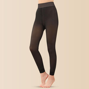 Medias de Spandex al por Mayor, Talla Extra Grande, Transparentes, Color Negro, Tipo Piel, con Pantalones de Terciopelo - Product Image 2