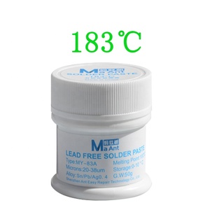 Pâte à souder MaAnt 138 158 183 217 degrés sans plomb, <span class=keywords><strong>flux</strong></span> de soudage <span class=keywords><strong>pour</strong></span> couche intermédiaire, microsoudage à basse température, carte mère - Product Image 2