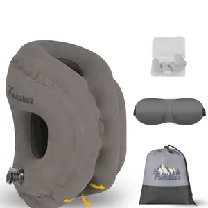 Hot bán thoải mái cổ đầu phần còn lại Inflatable máy bay Du lịch ngủ Wedge hình gối bơm hơi