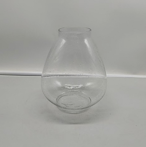 Hand Blown Teardrop Shaped Clear Crystal <b>Glass</b> Vase Modern Minimalist Living Room Tabletop Flower Display Centerpiece - Product Image 3