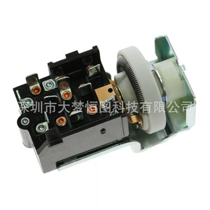 Interruptor de faros para camión Plymouth Jeep Dodge, montaje simulado en el tablero, nuevo, color plateado mate - Product Image 1