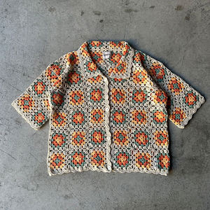 T-shirt pour homme DiZNEW 2025, motif crocheté, tricot à manches courtes, tissu de haute qualité, tissé à la main, t-shirt pour homme - Product Image 1