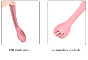 Juego de Alimentación para Bebés de Silicona 100% Personalizado, Libre de BPA, con Plato y Cucharas - Product Image 6