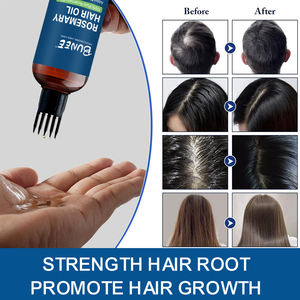 BUNEE aceite de sésamo barba crecimiento del cabello fortalecimiento aceite esencial de Romero 100% aceite de Romero orgánico puro para nutrir el cuero cabelludo - Product Image 6