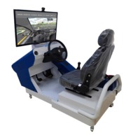 Simulateur de conduite automobile d'intérieur Easy Vr Equipment Drive Star avec châssis de formation à la conduite par apprentissage automatique