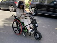 Cnebikes 36v 500w 11.6ah Batterie Handbike Para Silla De Ruedas Fixation Pour Handbike En Fauteuil Roulant