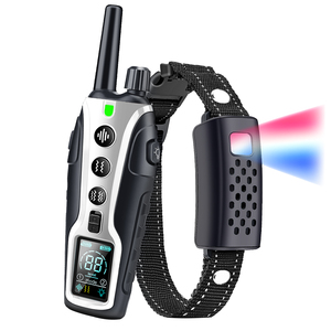 Bestes 4000 FT Hunde trainings halsband mit 3 Trainings modi Beep Vibration Starke Vibration mit 2 Modi Blitzlicht - Product Image 1