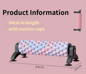 Rullo in Schiuma EVA ad Alta Densità per Yoga con Supporto e Stand per <span class=keywords><strong>Pilates</strong></span>, Design Cavo, Ecologico e Portatile per Recupero Post-Allenamento - Product Image 1