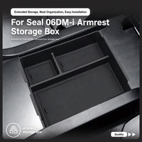 Untuk BYD Seal 06 DM-i 2024-2026 Kotak Penyimpanan Sandaran Tangan Organizer Konsol Tengah Baki Aksesori Interior